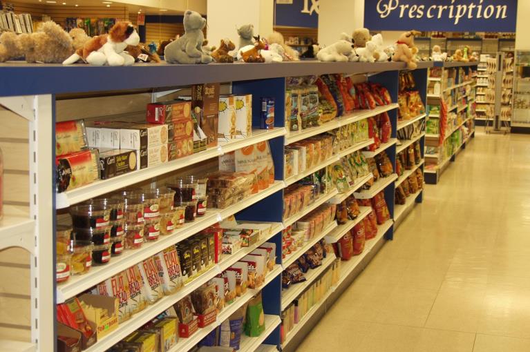 Pharmacy Store Shelving Displays