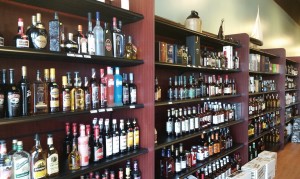 Liquor Wall Unit with End Panels